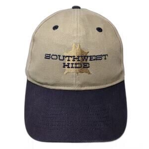 Southwest Hide Slideback Baseball Cap Brown OS Adjustable Headshots By Kc Caps